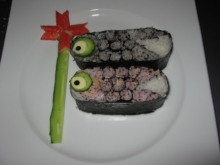 レシピ 飾り巻き寿司　こいのぼり (14)