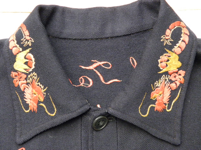 1950年代 U.S. NAVY ツアージャケット（鷹・龍・虎・刺繍・スカジャン 