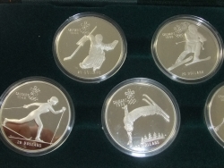 カナダ　カルガリーオリンピック記念銀貨10枚セット