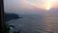 ホテルシーポートより日本海の夕日を見る6