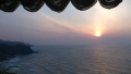 ホテルシーポートより日本海の夕日を見る7