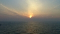 ホテルシーポートより日本海の夕日を見る9
