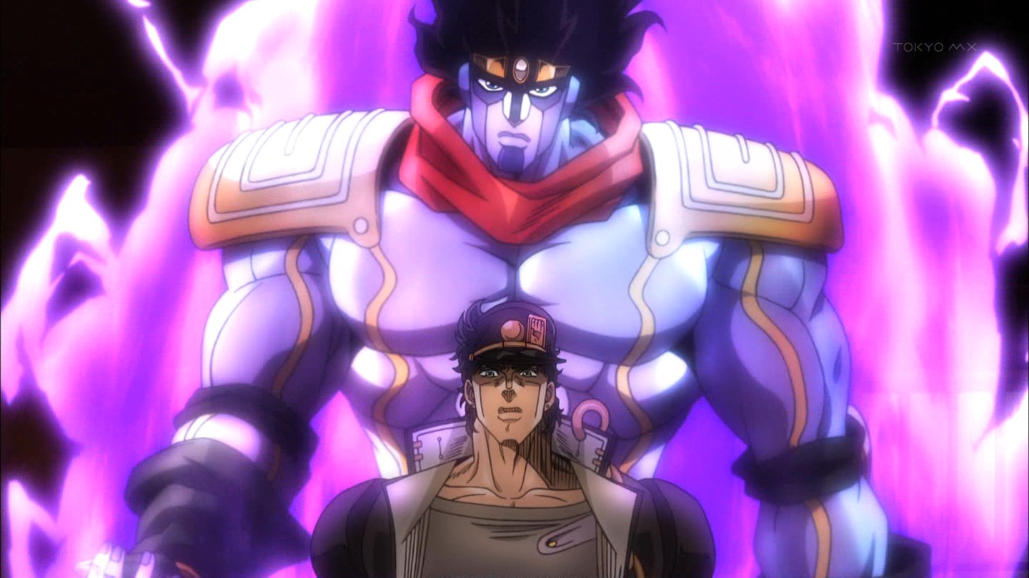 Jojo's bizarre adventure? yes! they're meant to be star platinum ...
