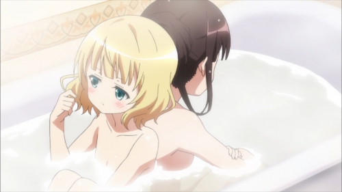 『ご注文はうさぎですか？』第3話・・・金髪きゃら・シャロちゃんも可愛かったな！　あとこのアニメ風呂シーン多すぎいいい